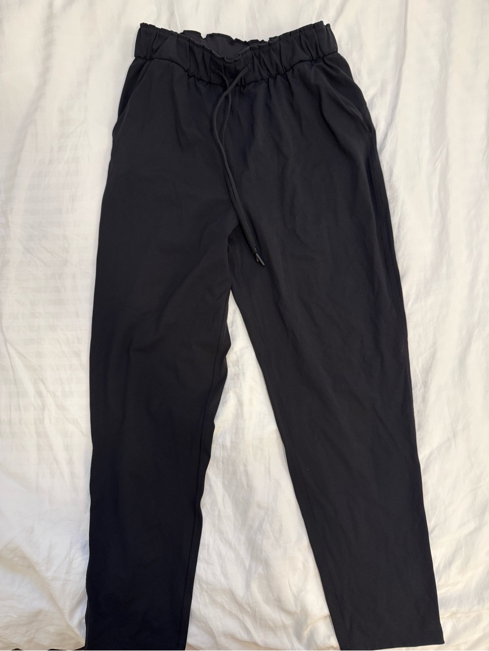 lululemon stretch hi rise pant 7/8 length black - Picture 2 of 4